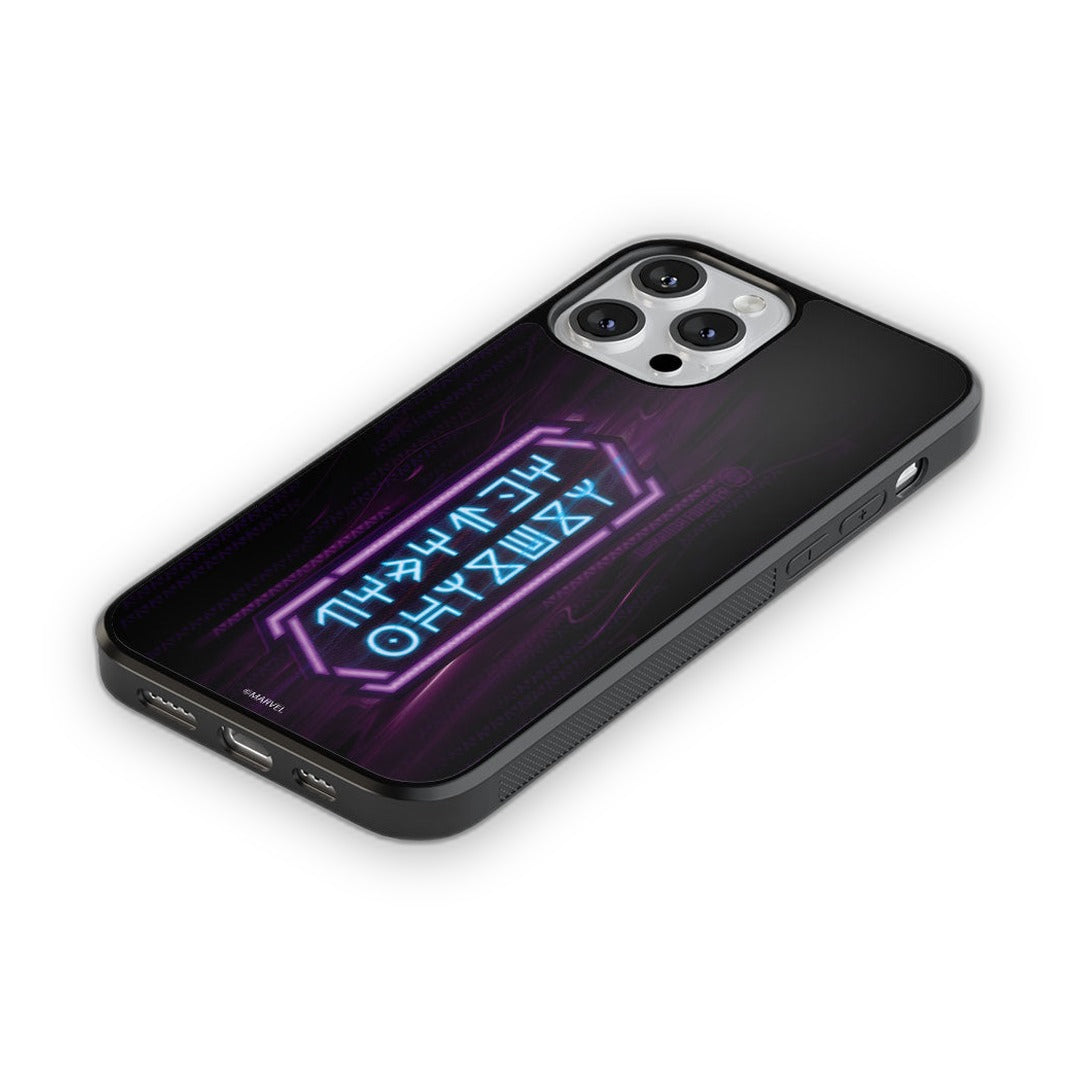 Wakanda Forever Script Glass iPhone Case for iPhone 13 Pro Max | Macmerise