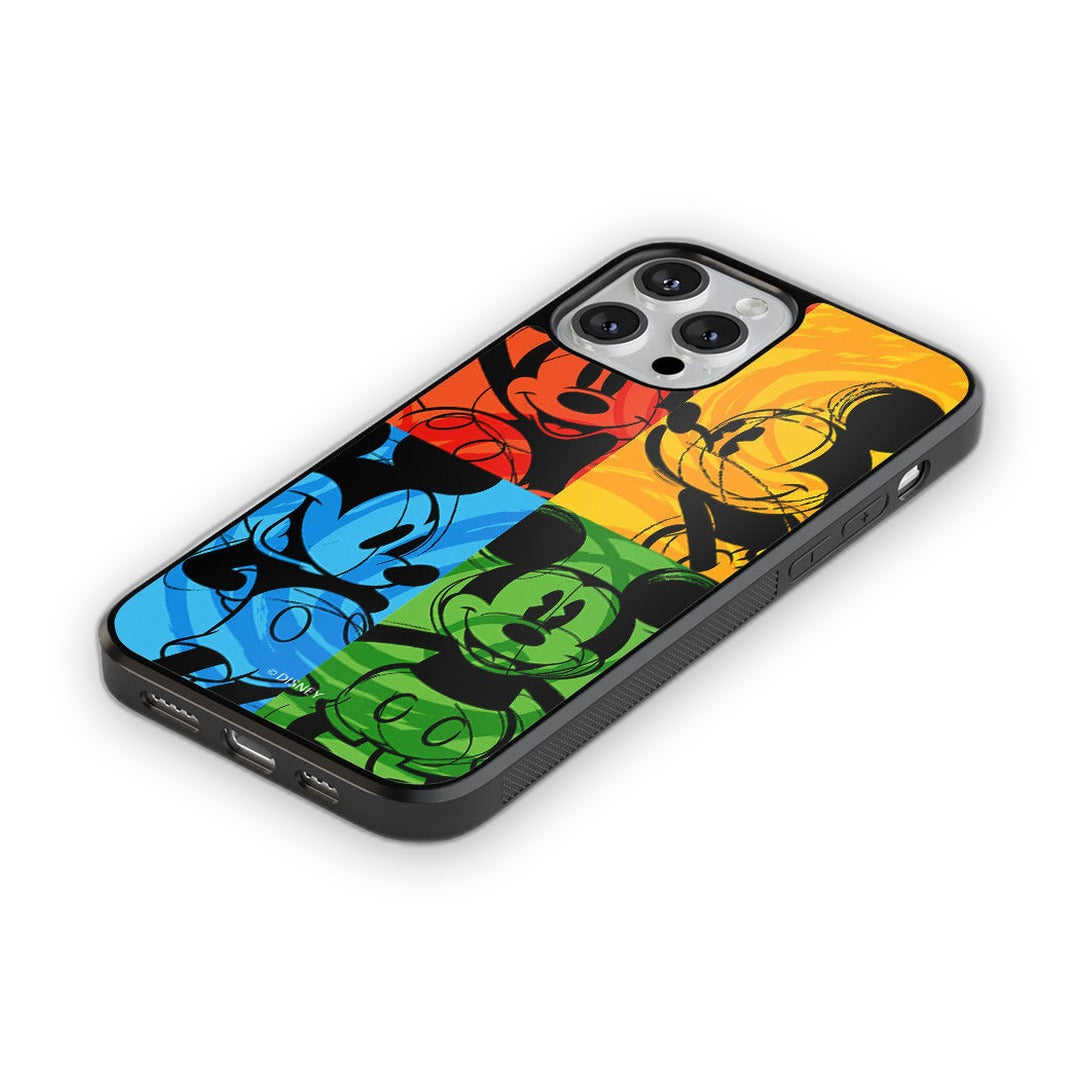 Shades of Mickey Glass iPhone Case for iPhone 13 Pro Max | Macmerise