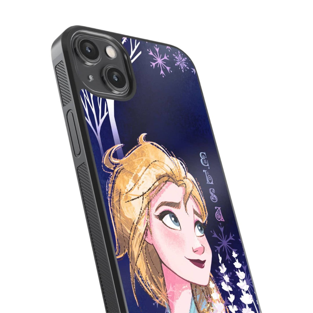 Strong Elsa Glass iPhone Case for iPhone 14 Plus | Macmerise