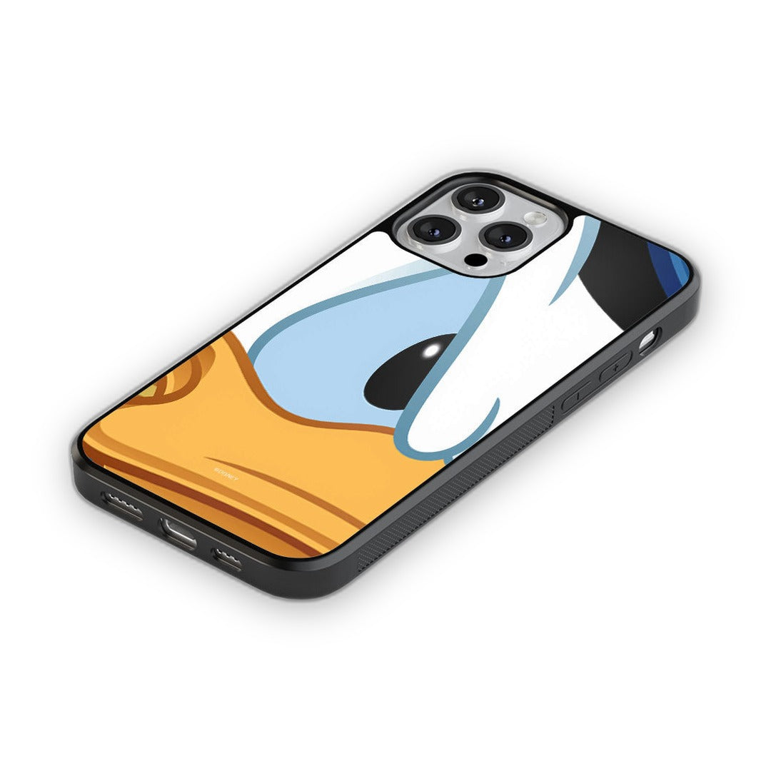 Zoom Up Donald Glass iPhone Case for iPhone 13 Pro Max | Macmerise