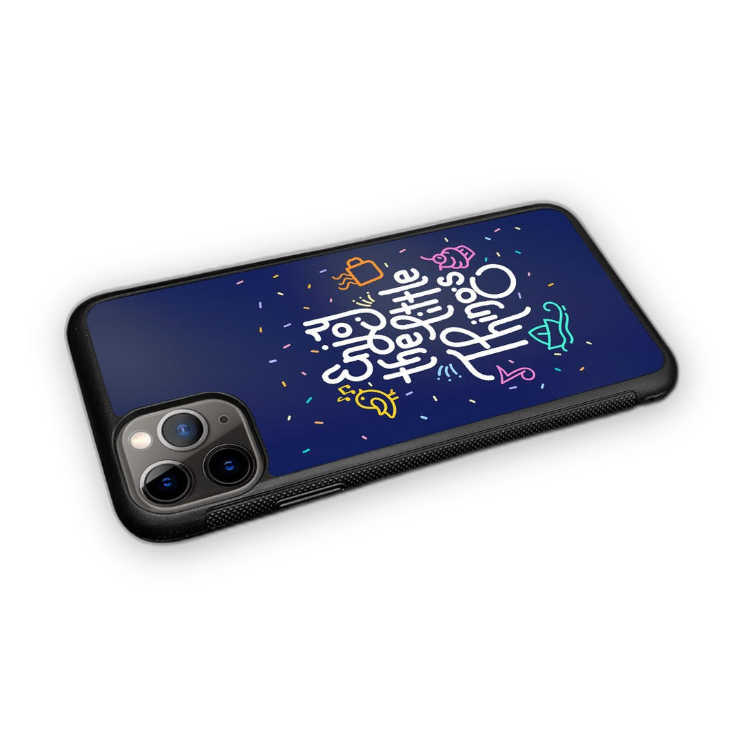 Enjoy the Little Things Glass iPhone Case for iPhone 11 Pro Max | Macmerise