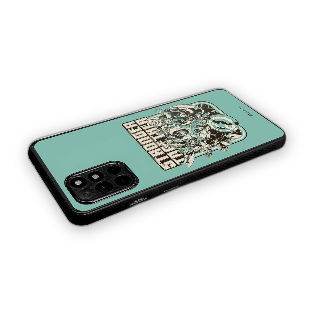 Stronger Together Sketch Phone Case for OnePlus 8t Bumper | Macmerise