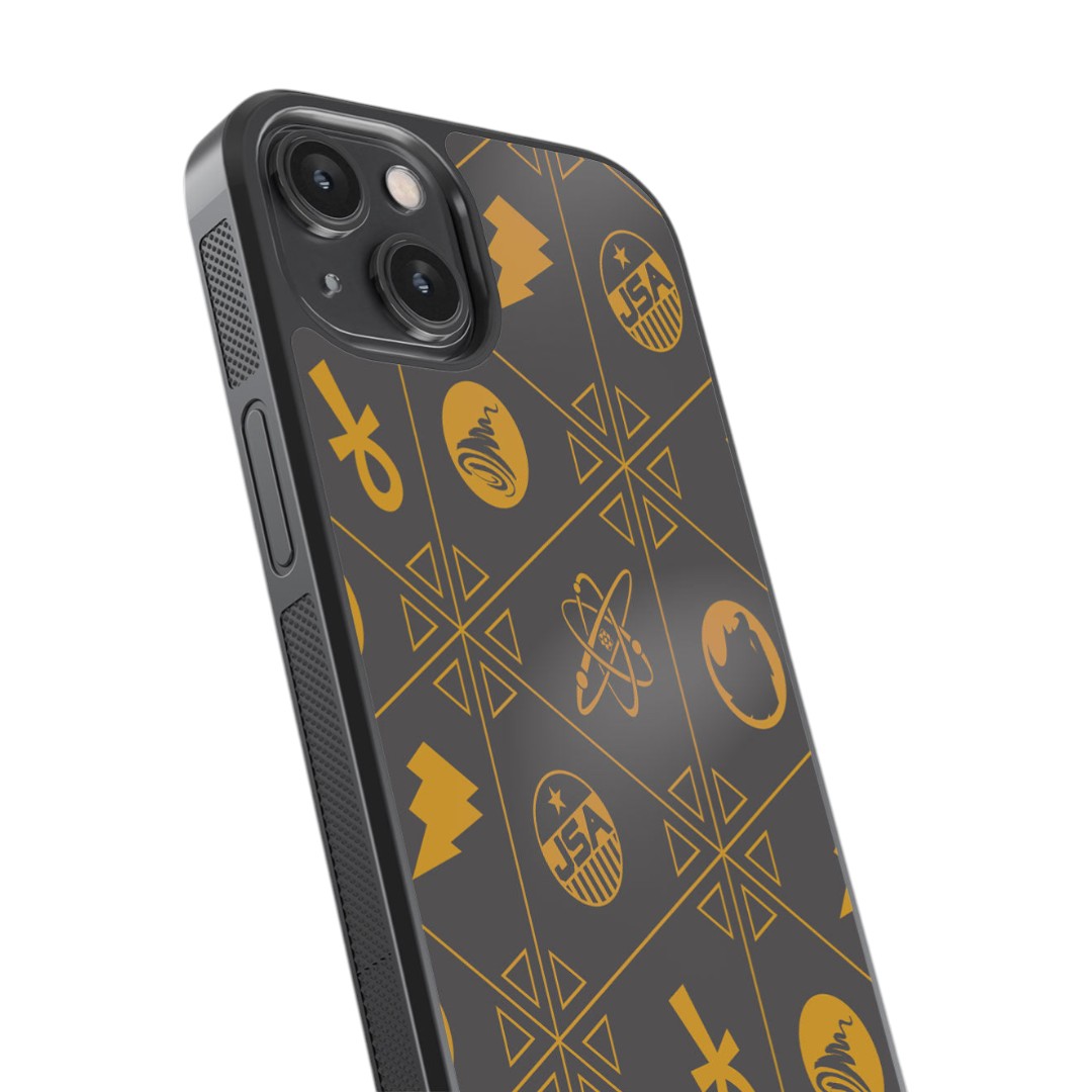 Jsa Pattern Glass iPhone Case for iPhone 14 | Macmerise
