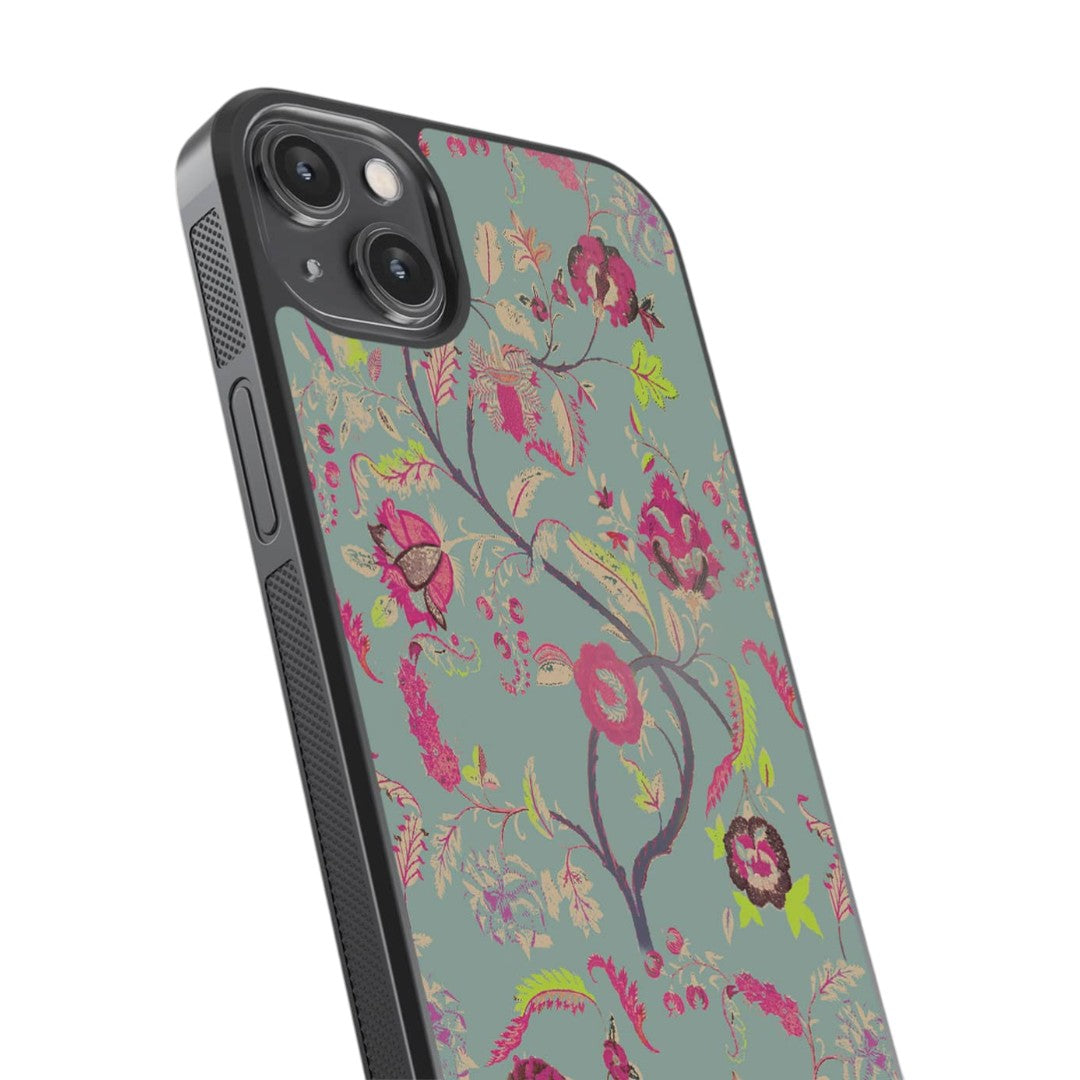 Payal Singhal Chintz Print Glass iPhone Case for iPhone 14 Plus | Macmerise