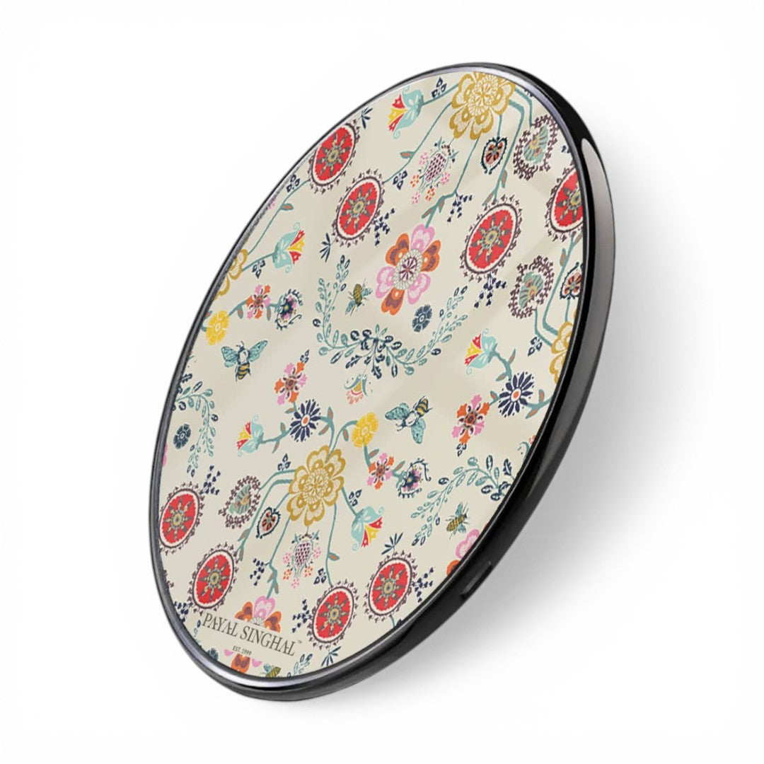 Payal Singhal Spring Wireless Charger 15w Glass | Macmerise