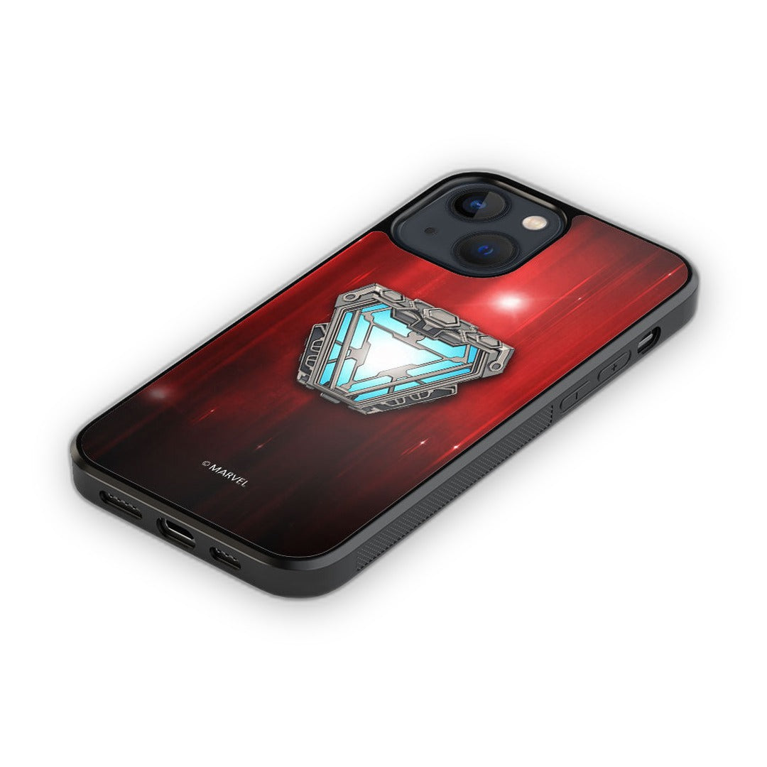 Iron Man Infinity Arc Reactor Glass iPhone Case for iPhone 13 Mini | Macmerise