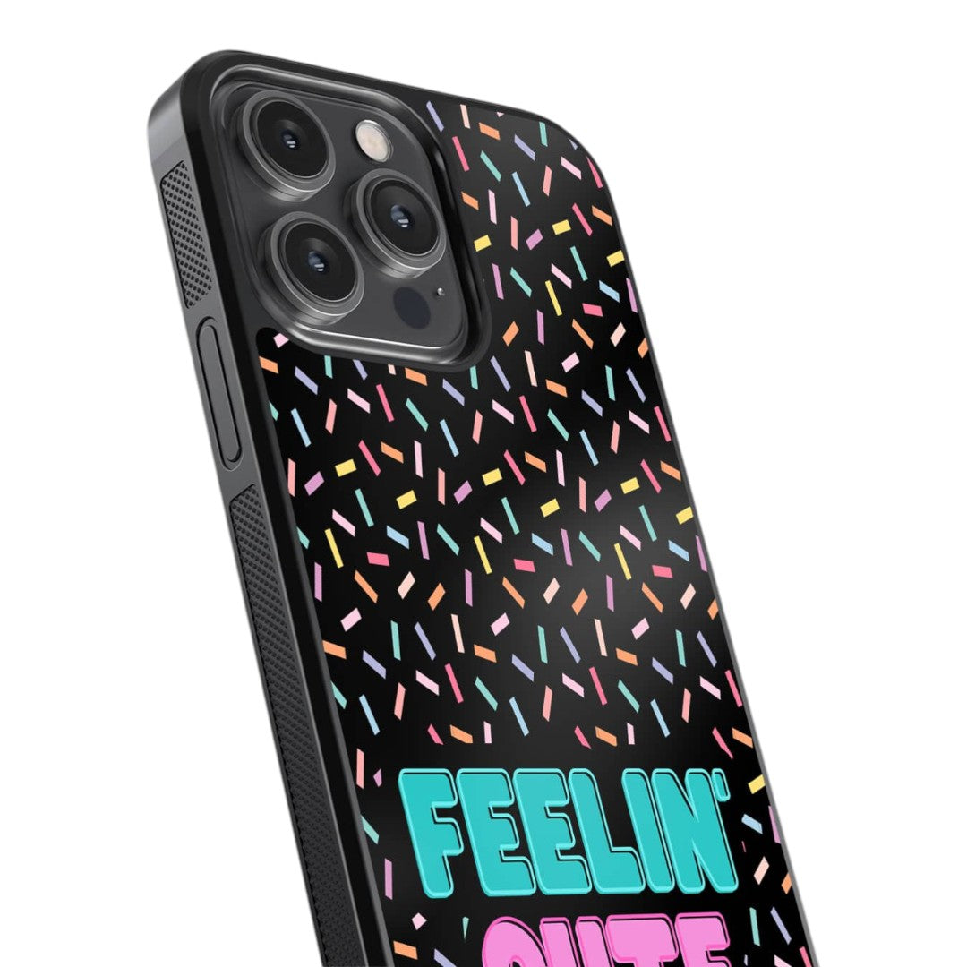 Feelin Cute Glass iPhone Case for iPhone 14 Pro Max | Macmerise