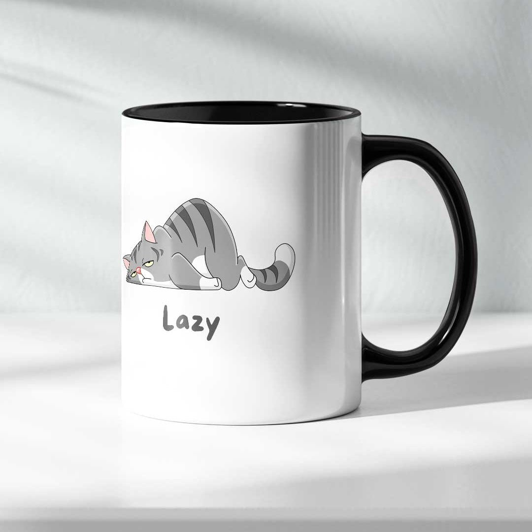 Lazy Cat Coffee Mug | Macmerise