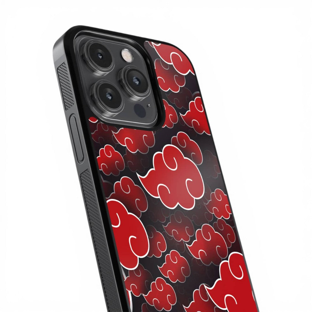 Akatsuki Clouds Glass iPhone Case for iPhone 14 Pro | Macmerise