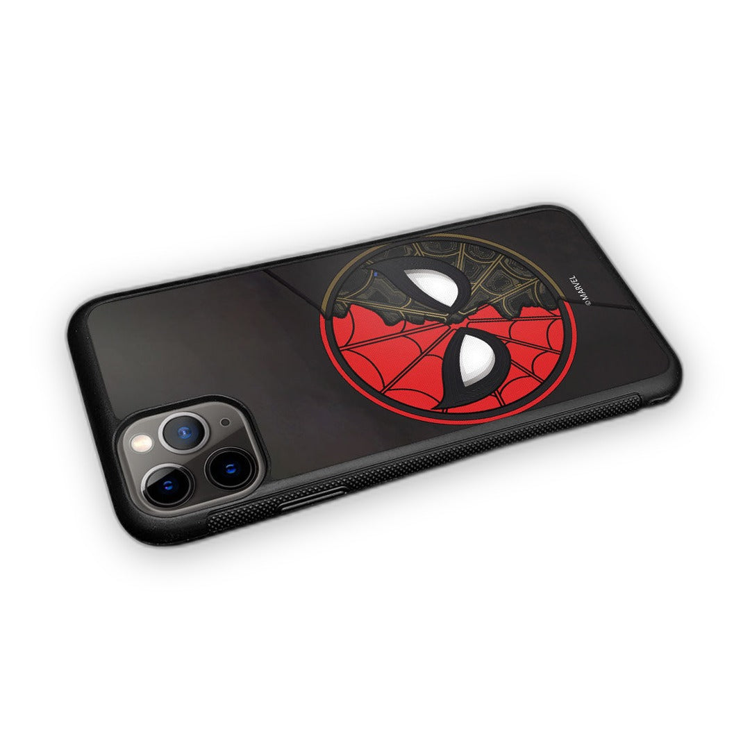 Two Face Spidey Glass iPhone Case for iPhone 11 Pro Max | Macmerise