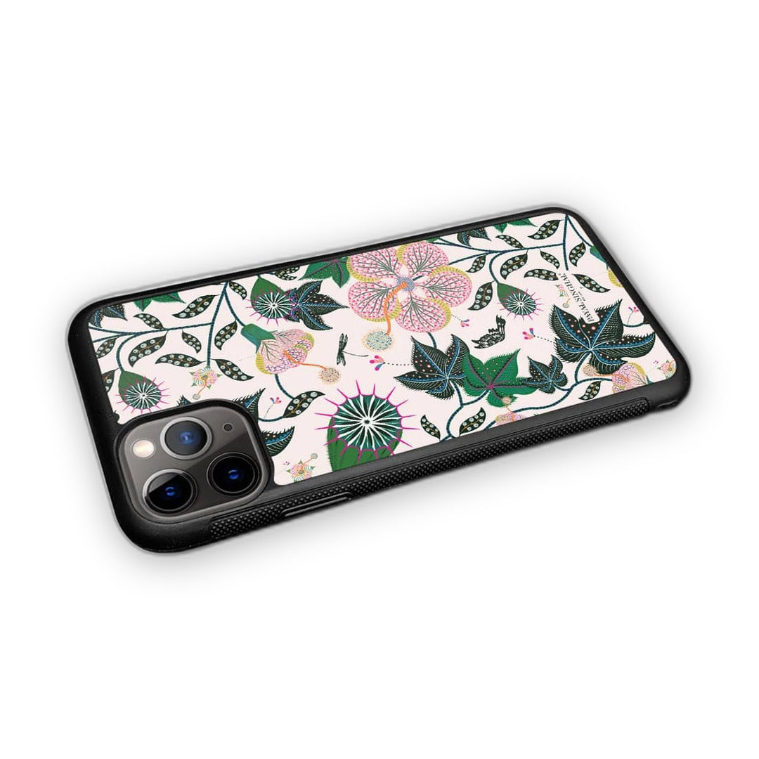Payal Singhal Abutilon White Glass iPhone Case for iPhone 11 Pro | Macmerise