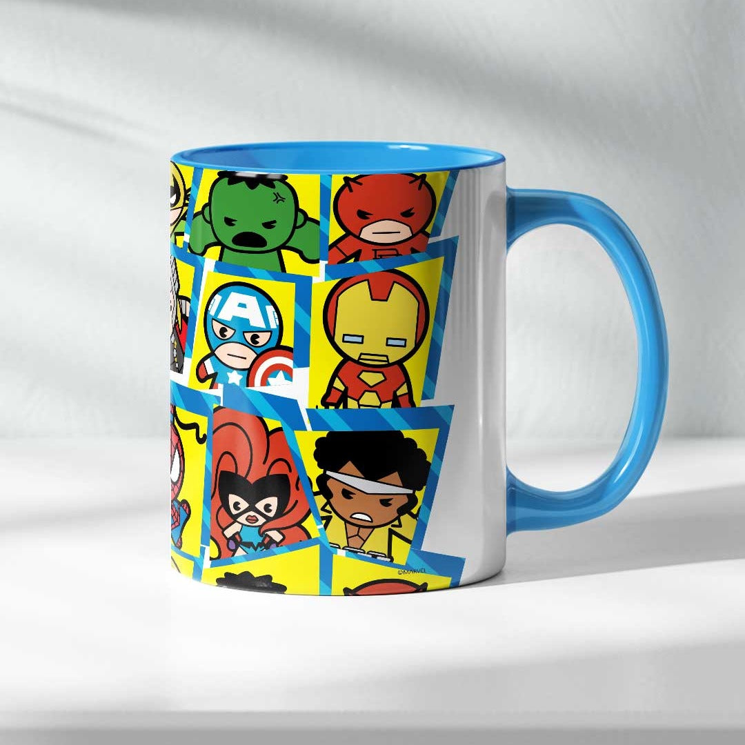 Kawaii Marvel Heroes Coffee Mug | Macmerise