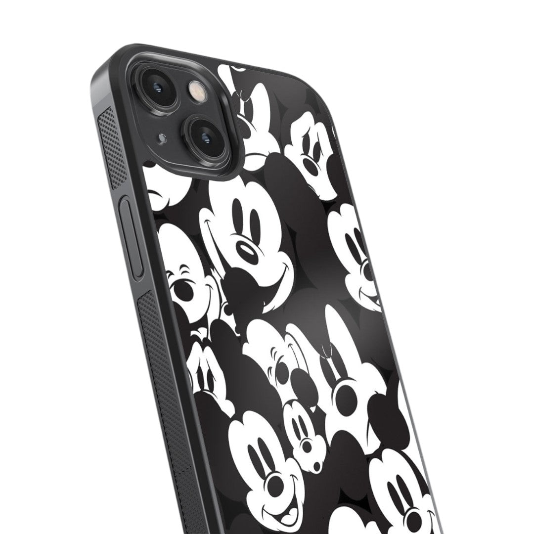 Mickey Smileys Glass iPhone Case for iPhone 14 | Macmerise