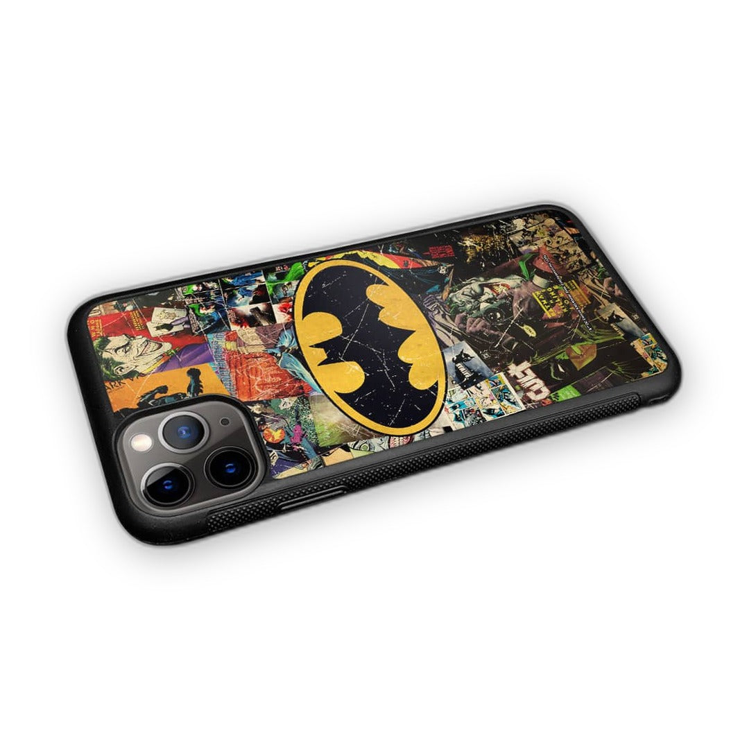 Comic Bat Glass iPhone Case for iPhone 11 Pro Max | Macmerise