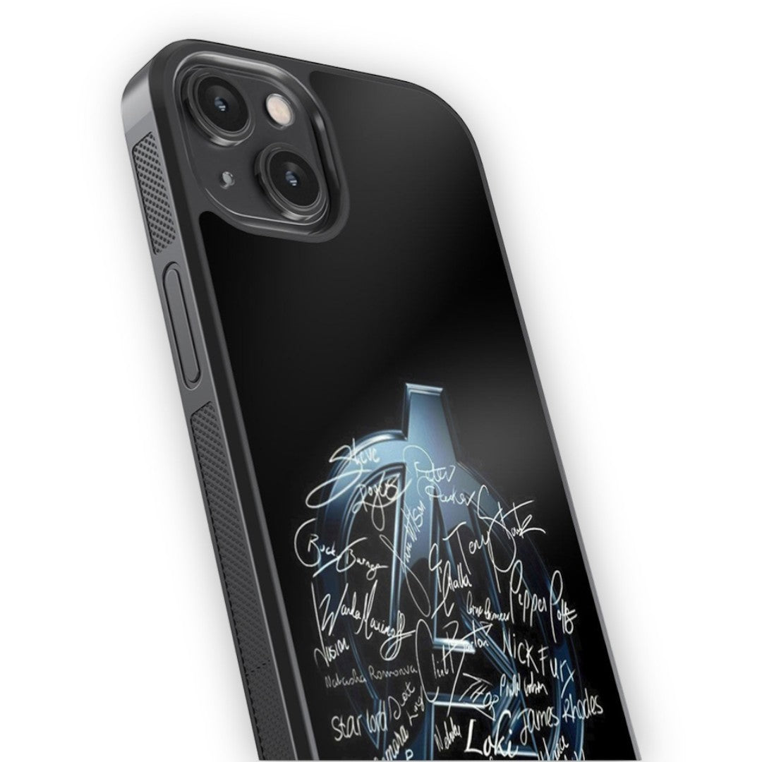 Avengers Nostalgia Glass iPhone Case for iPhone 14 | Macmerise