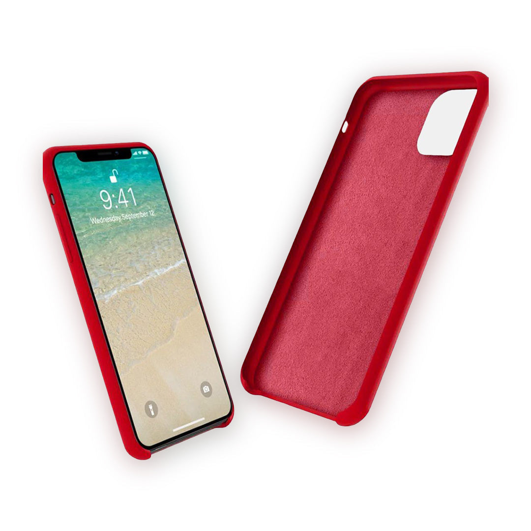 Basics iPhone 11 Pro Max Silicone Case Red | Macmerise