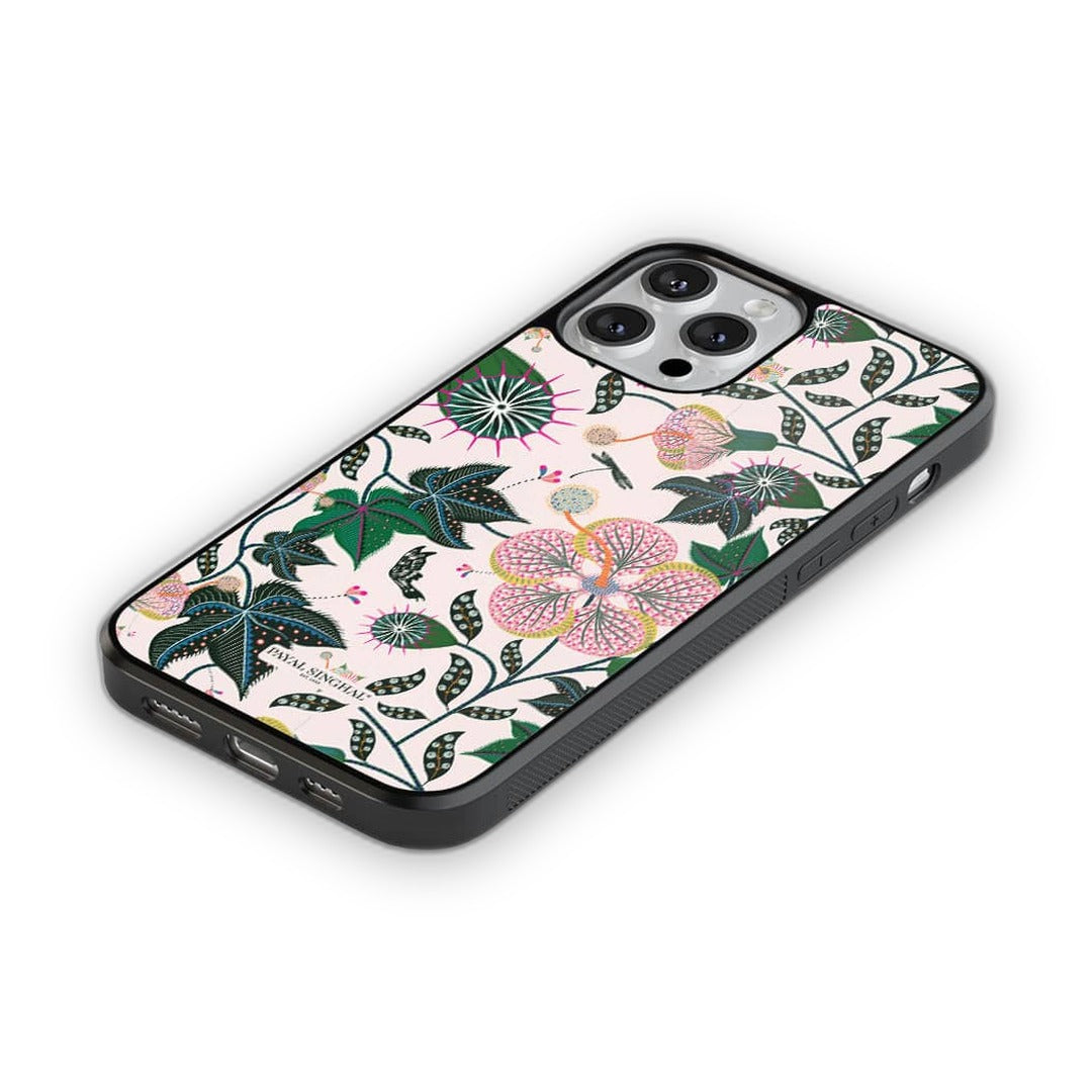 Payal Singhal Abutilon White Glass iPhone Case for iPhone 13 Pro Max | Macmerise