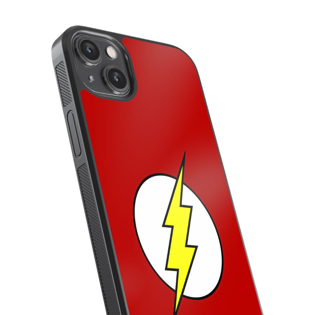 Logo Flash Glass iPhone Case for iPhone 14 Plus | Macmerise