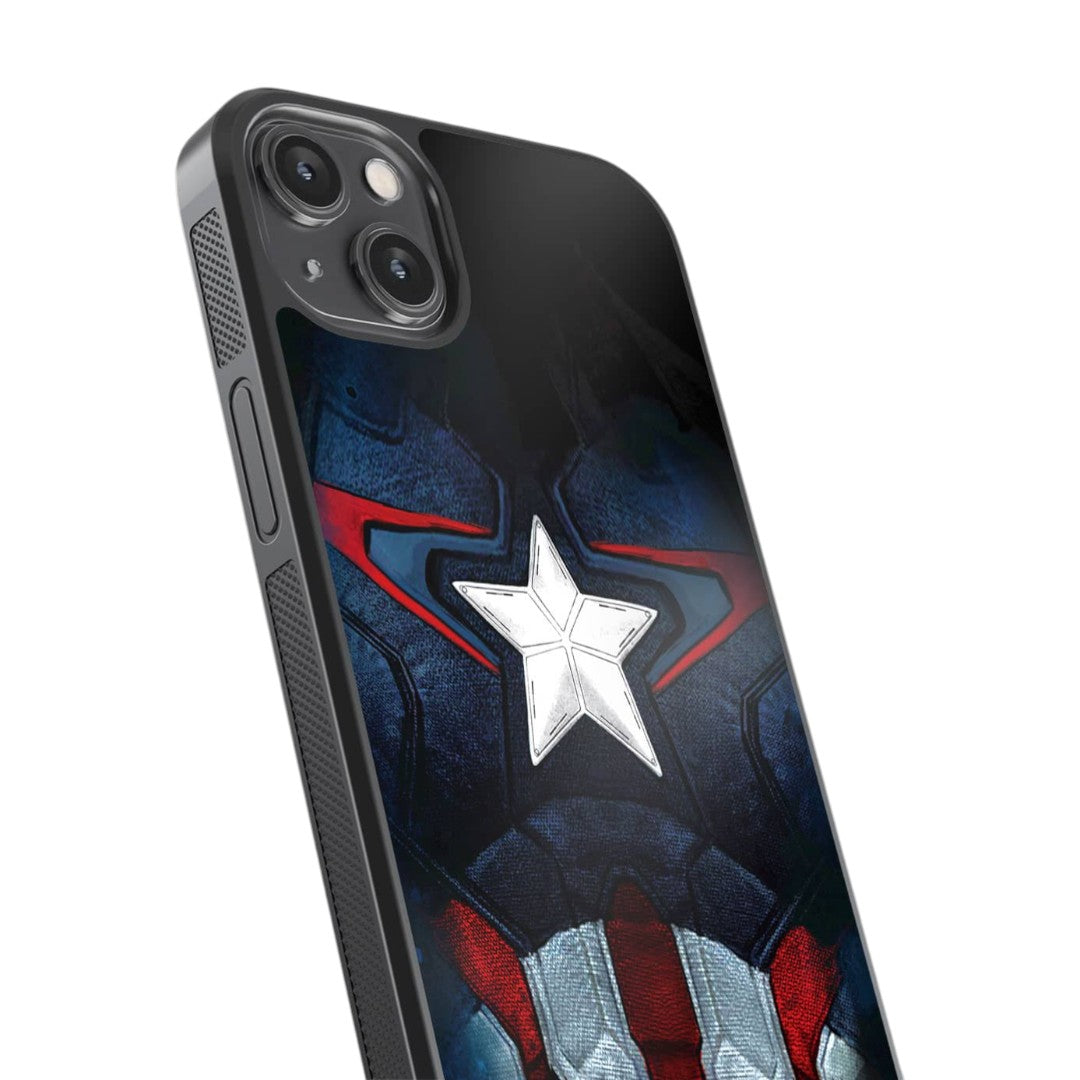Suit Up Captain Glass iPhone Case for iPhone 14 Plus | Macmerise