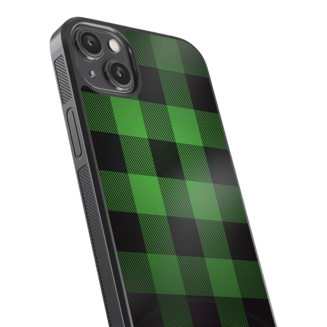 Checkmate Green Glass iPhone Case for iPhone 14 Plus | Macmerise