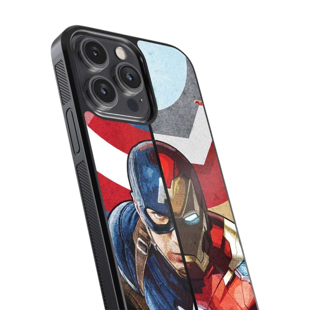 Man Vs Machine Glass iPhone Case for iPhone 14 Pro Max | Macmerise