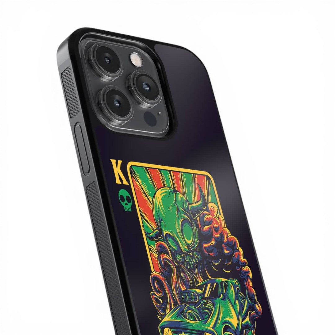 Alien King Glass iPhone Case for iPhone 14 Pro | Macmerise
