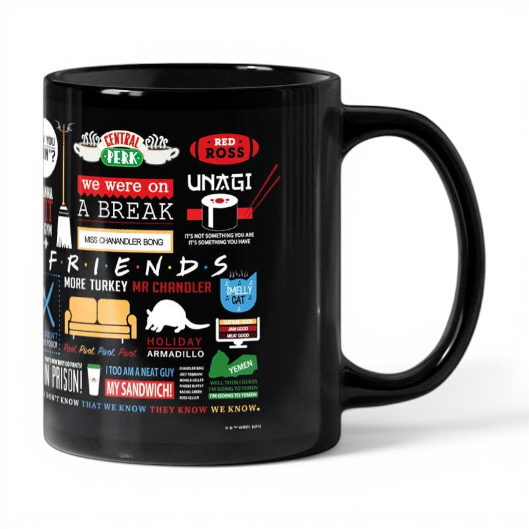 Friends Doodle Coffee Mug | Macmerise