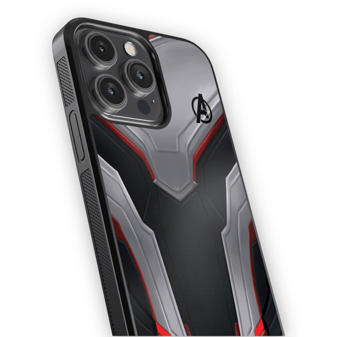 Avengers Endgame Suit Glass iPhone Case for iPhone 14 Pro Max | Macmerise
