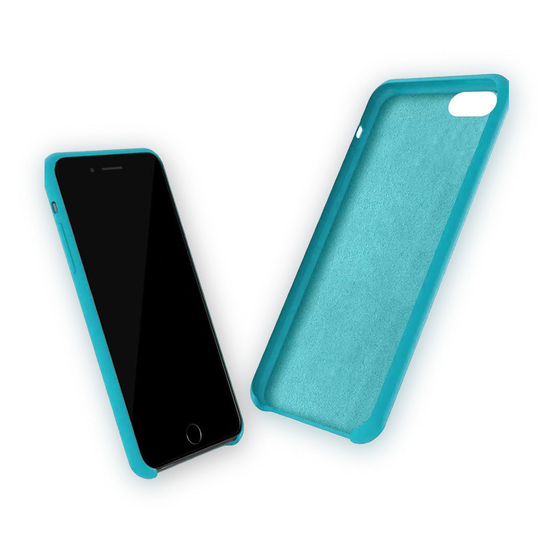 Basics iPhone 7 Silicone Case Sky Blue - back view | Macmerise