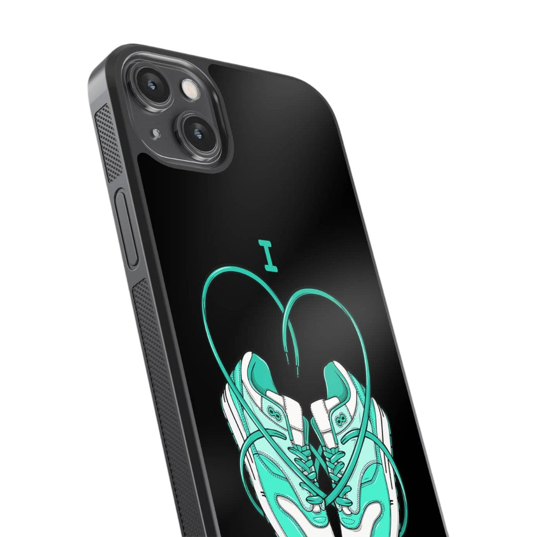 Sneakerhead Love Glass iPhone Case for iPhone 14 Plus | Macmerise