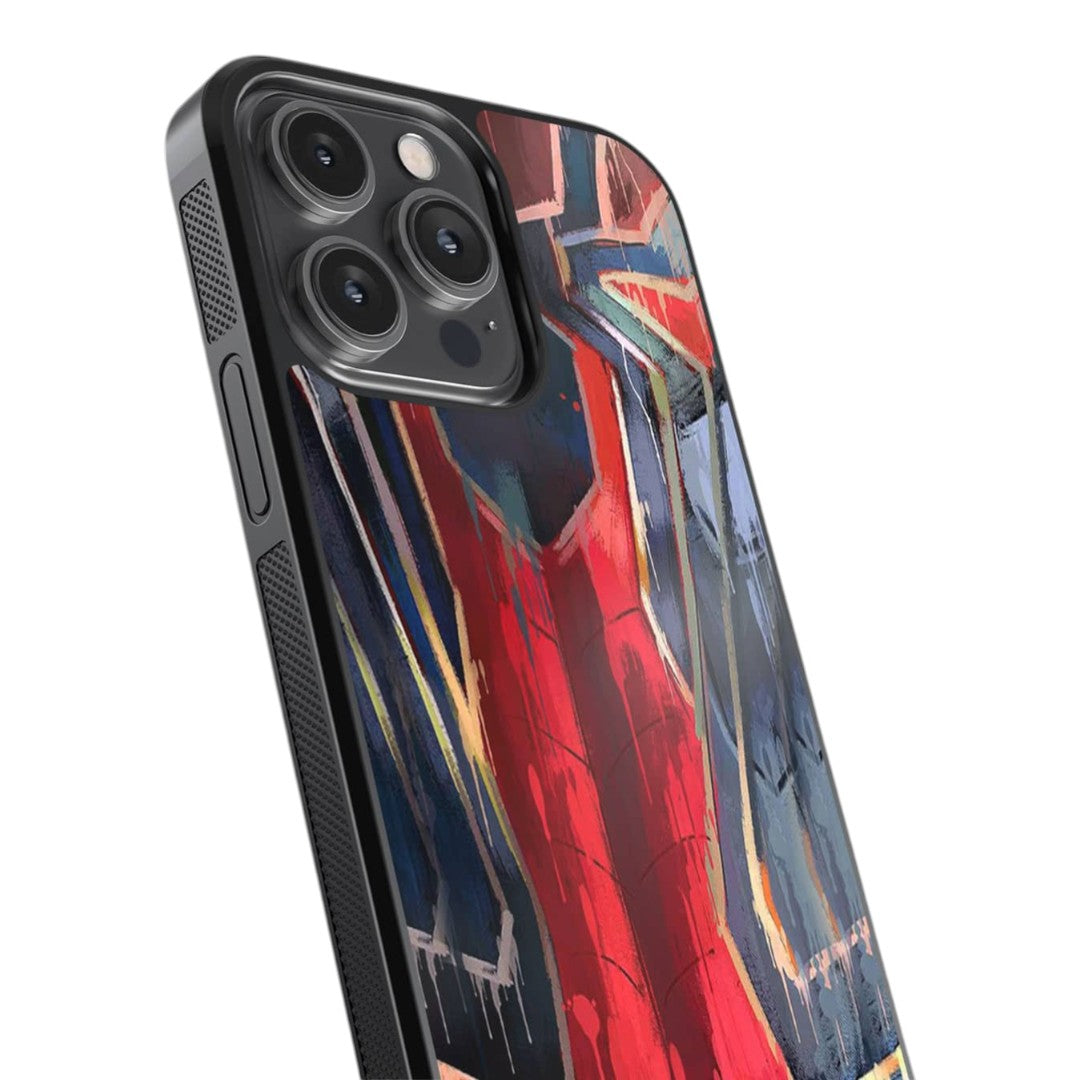 Grunge Suit Spidey Glass iPhone Case for iPhone 14 Pro Max | Macmerise