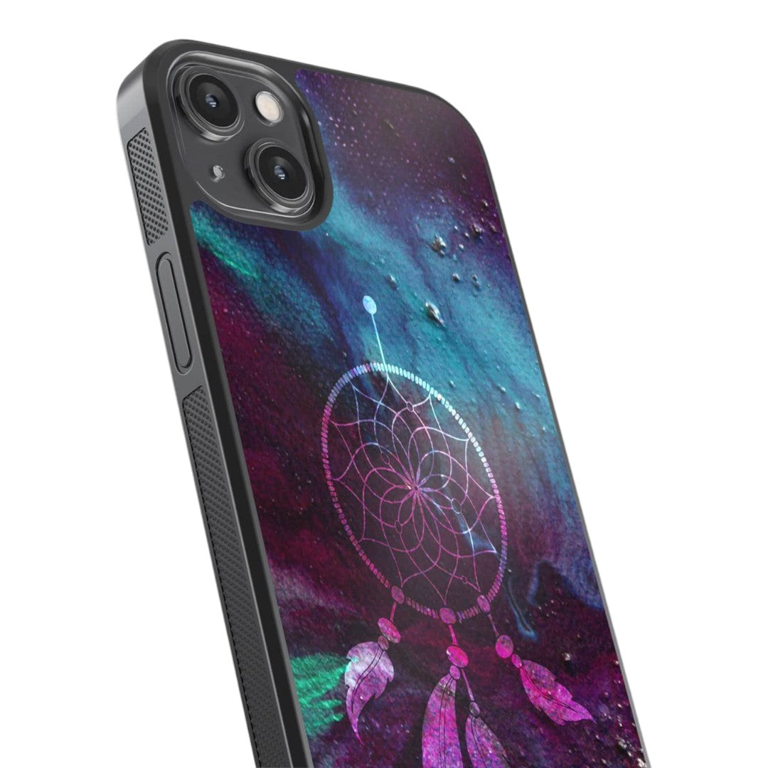 Dream Catcher Galaxy Glass iPhone Case for iPhone 14 Plus | Macmerise