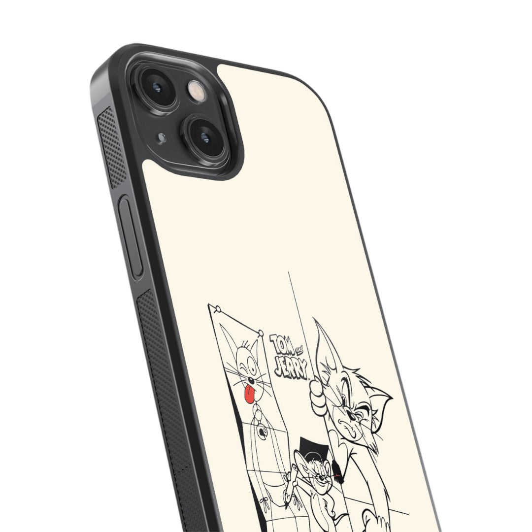 Mousey Mayhem Glass iPhone Case for iPhone 14 | Macmerise