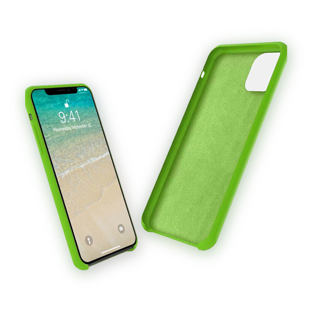 Basics iPhone 11 Pro Max Silicone Case Leaf Green | Macmerise