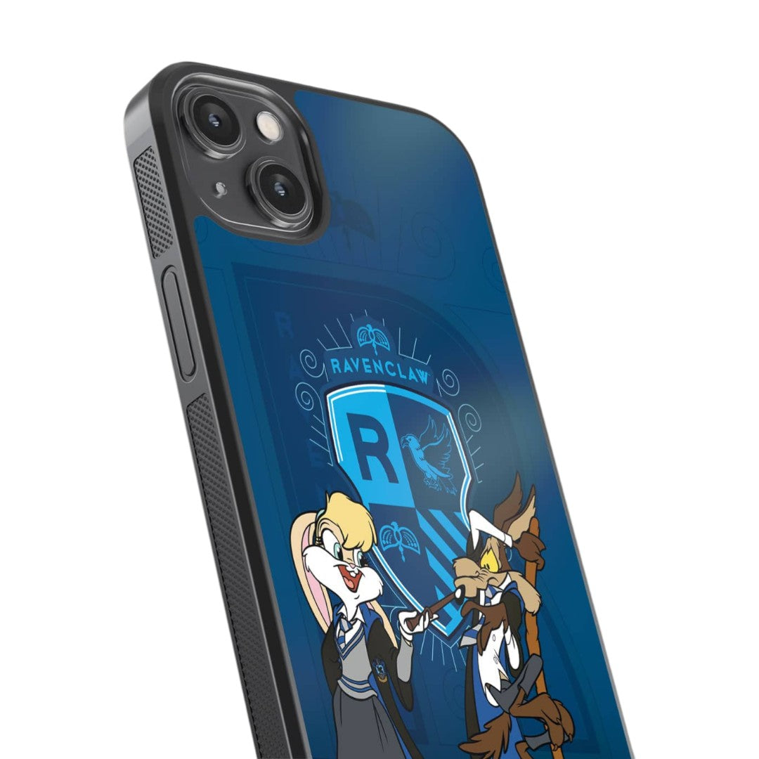 Looney Ravenclaw Glass iPhone Case for iPhone 14 Plus | Macmerise