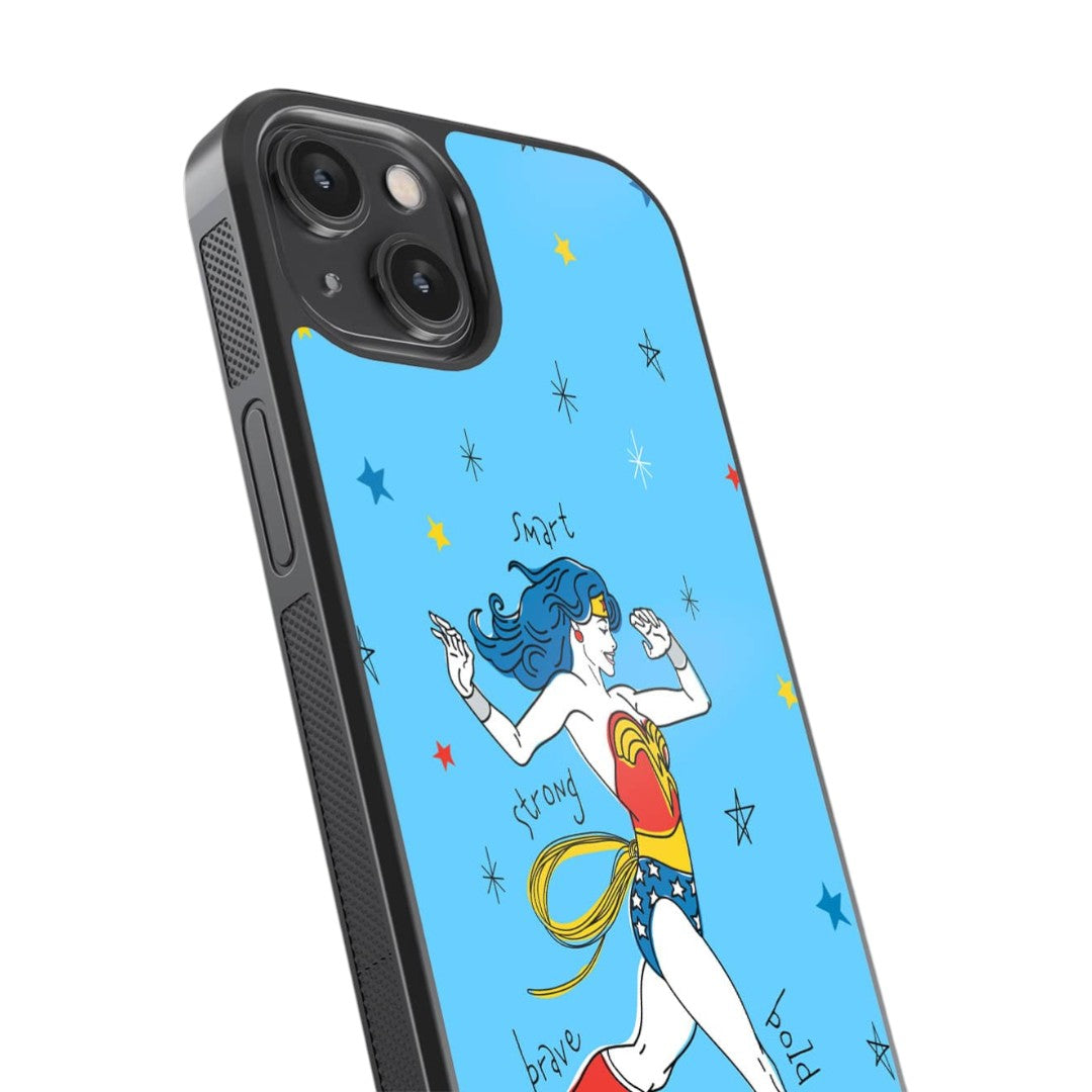 Wonder Comic Glass iPhone Case for iPhone 14 | Macmerise