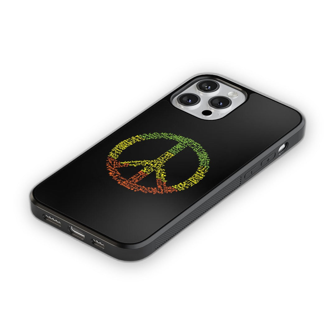 Symbol of Peace Glass iPhone Case for iPhone 13 Pro | Macmerise