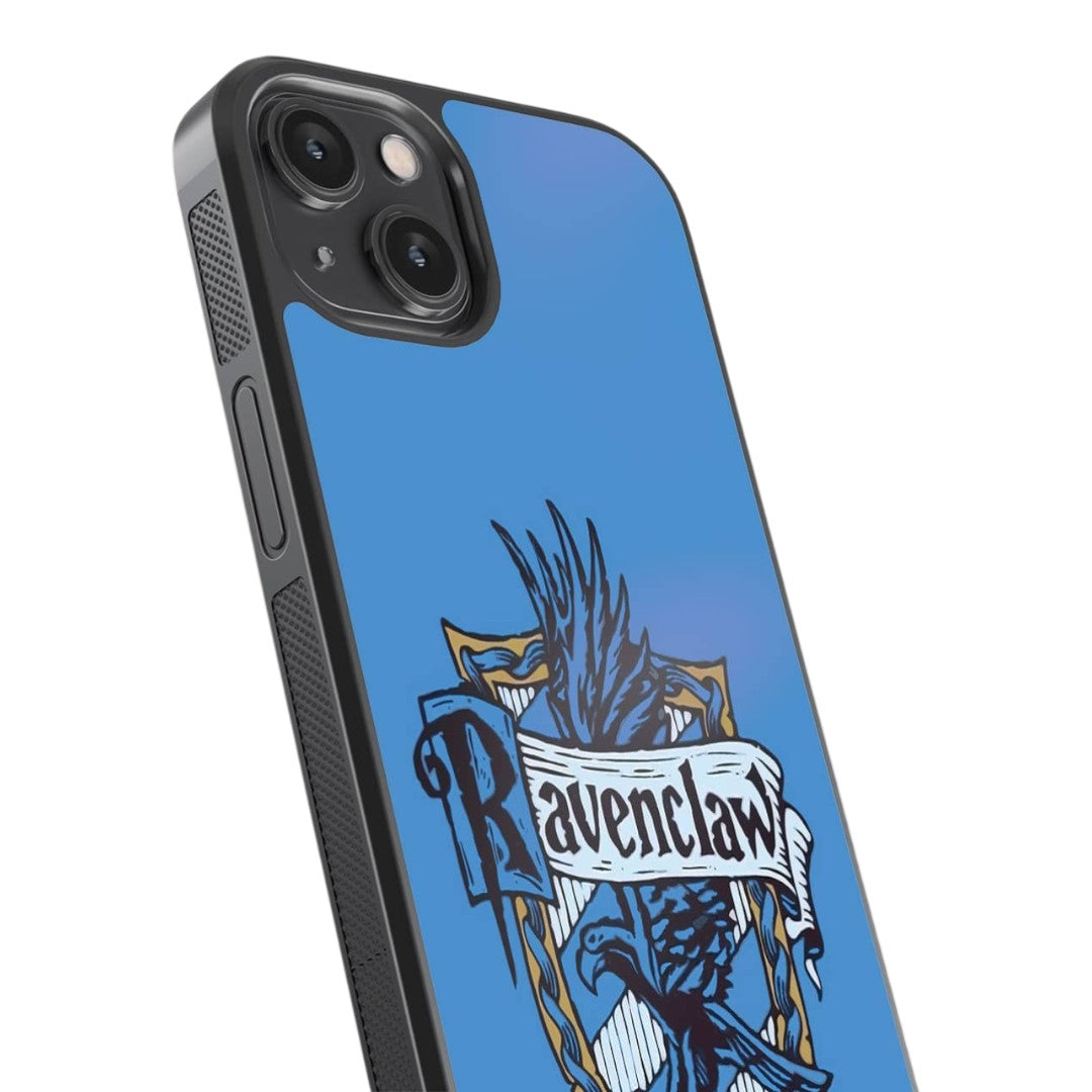 Crest Ravenclaw Glass iPhone Case for iPhone 14 | Macmerise