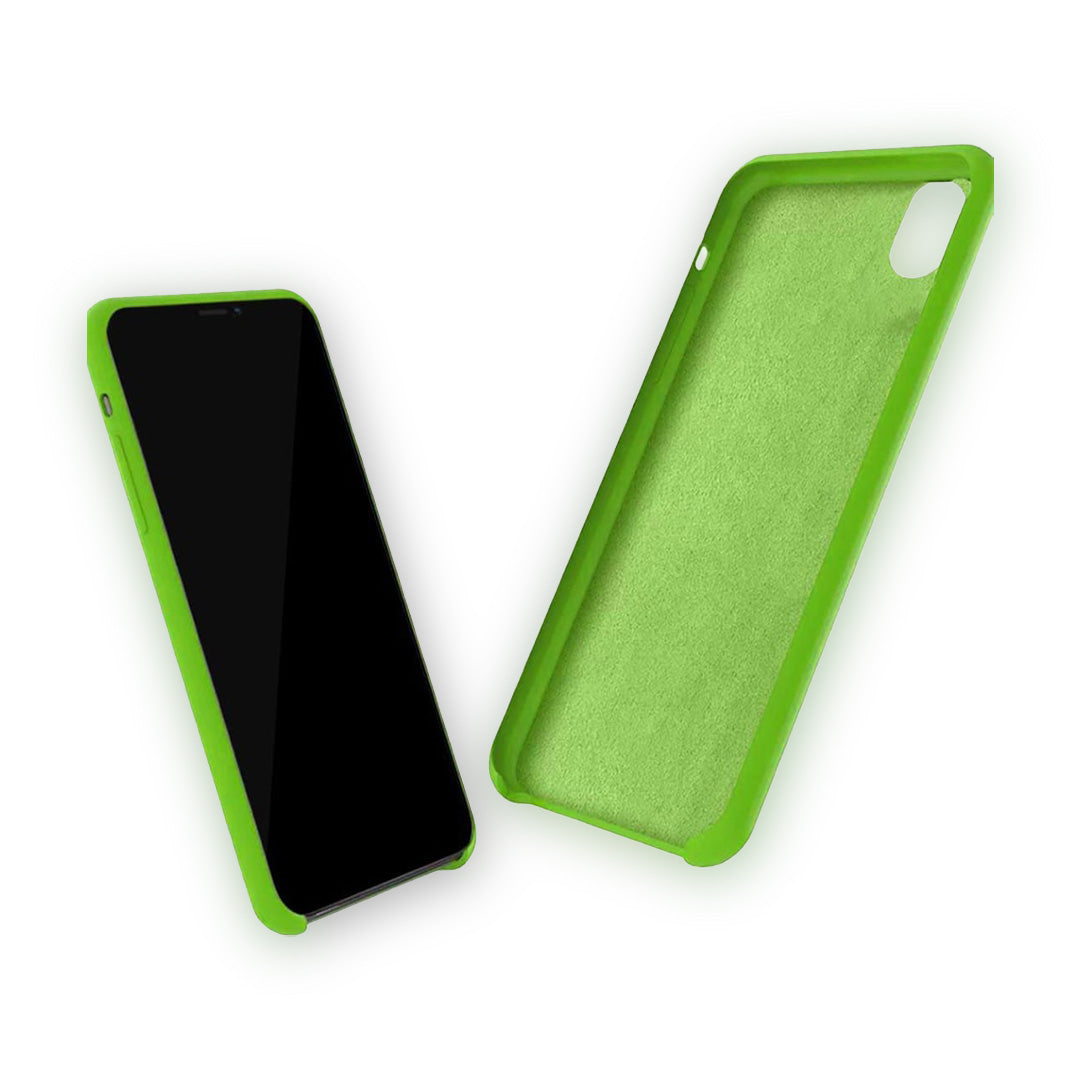 Basics iPhone X Silicone Case Leaf Green | Macmerise