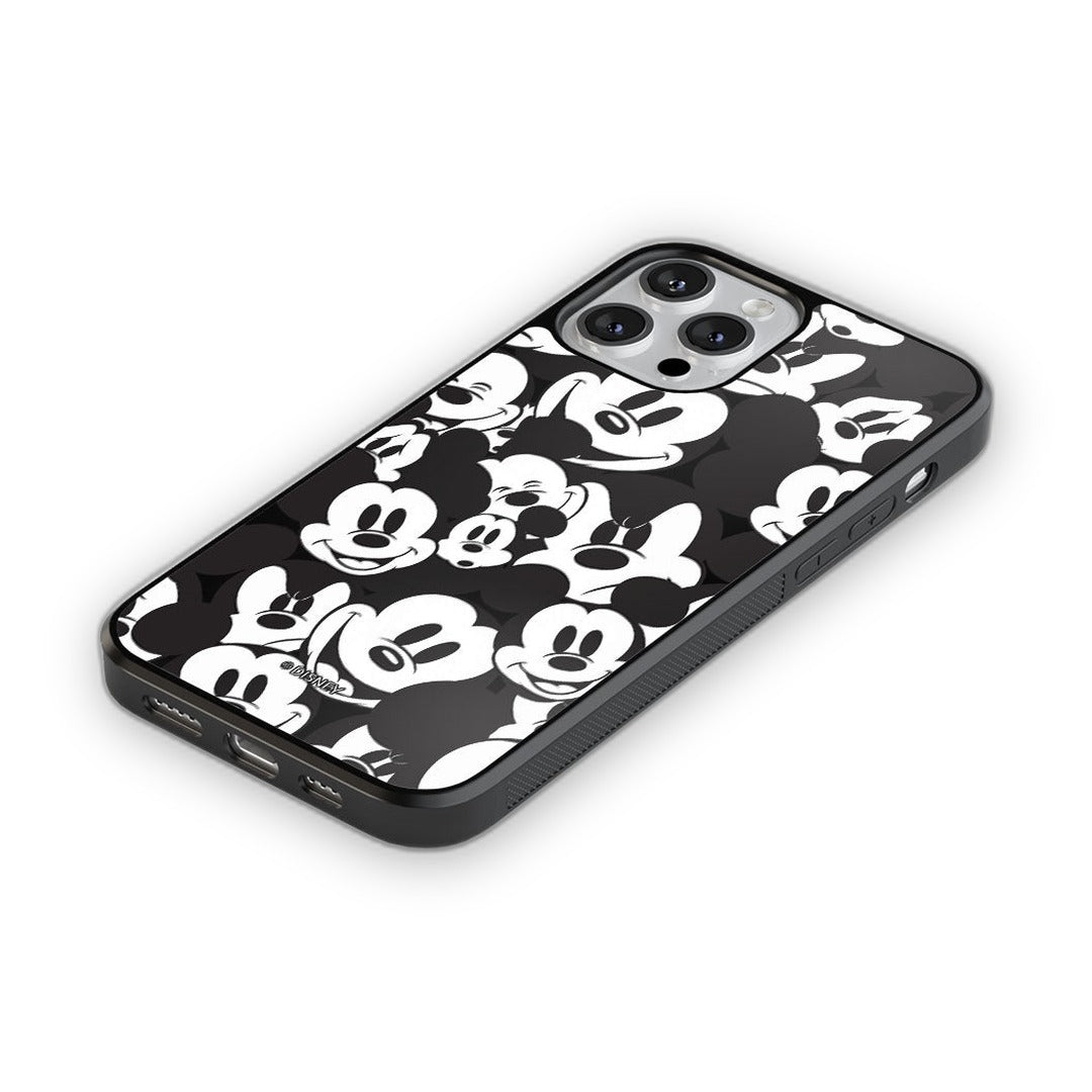 Mickey Smileys Glass iPhone Case for iPhone 13 Pro | Macmerise