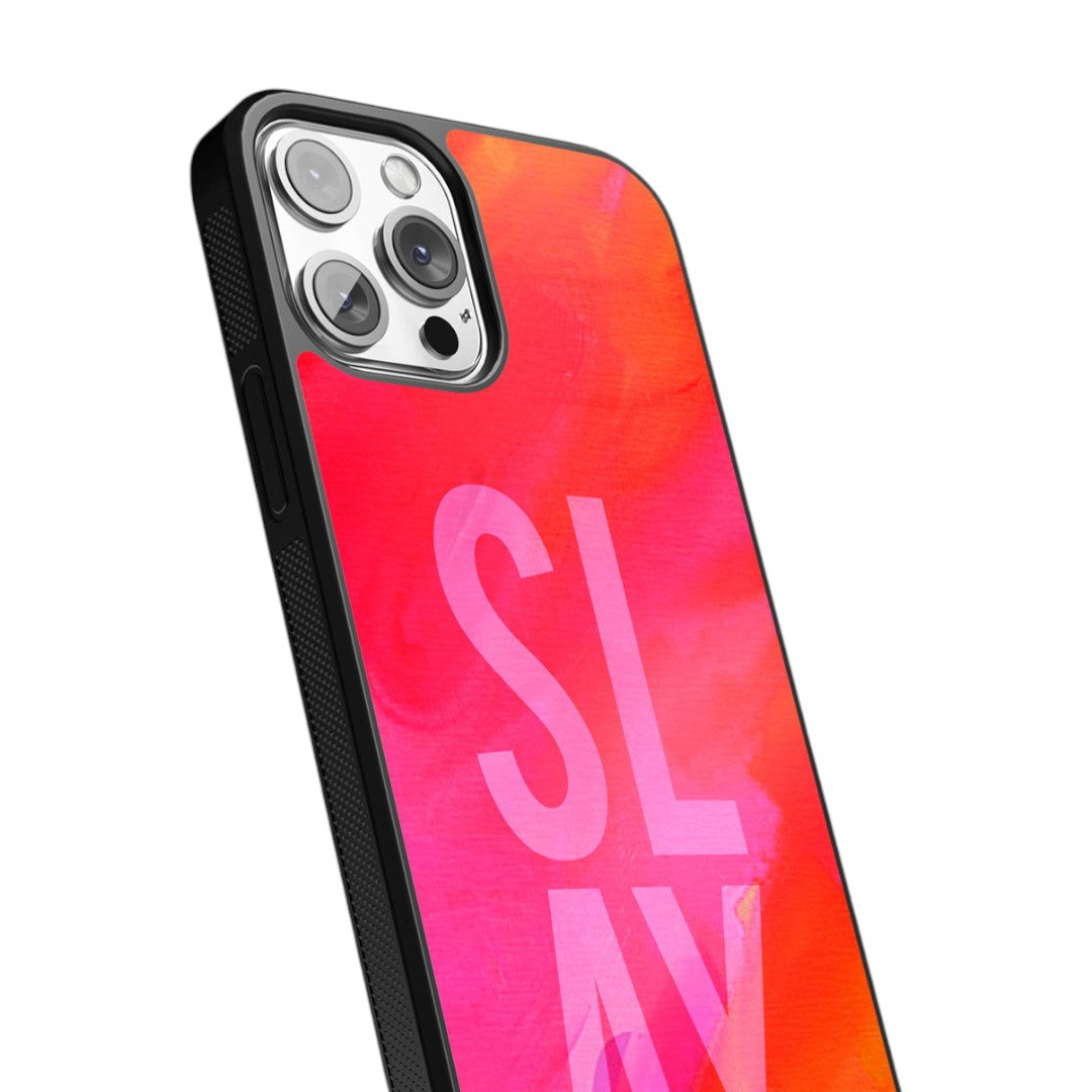 Slay Pink Glass iPhone Case for iPhone 12 Pro | Macmerise