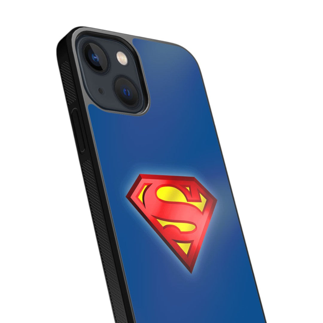 Logo Superman Glass iPhone Case for iPhone 13 | Macmerise