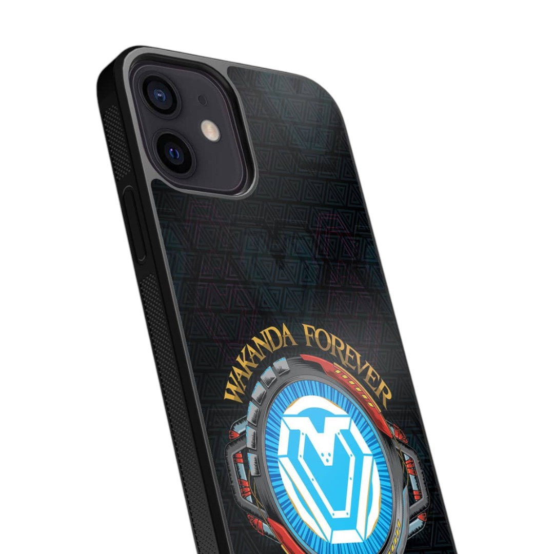 Wakanda Forever Wakanda Power Glass iPhone Case for iPhone 12 | Macmerise
