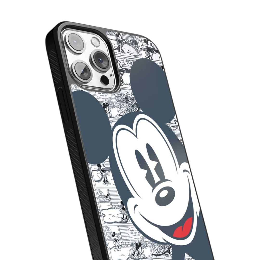 Mickey Comic Strip Glass iPhone Case for iPhone 12 Pro | Macmerise