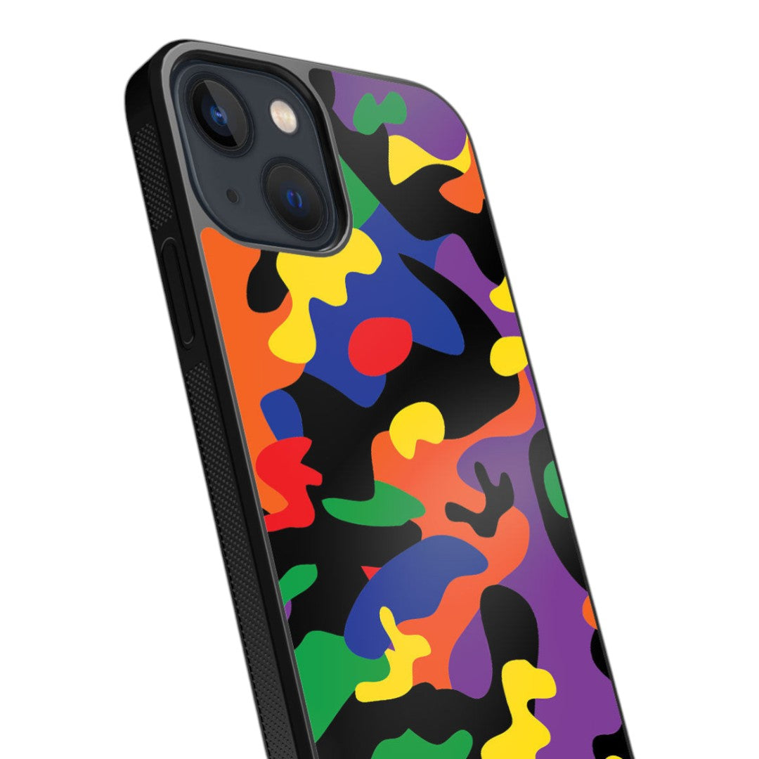 Camo Pride Glass iPhone Case for iPhone 13 | Macmerise