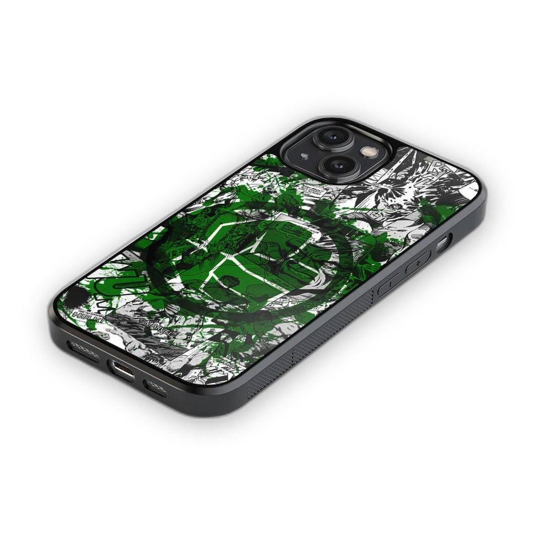 Splash Out Hulk Fist Glass iPhone Case for iPhone 14 | Macmerise
