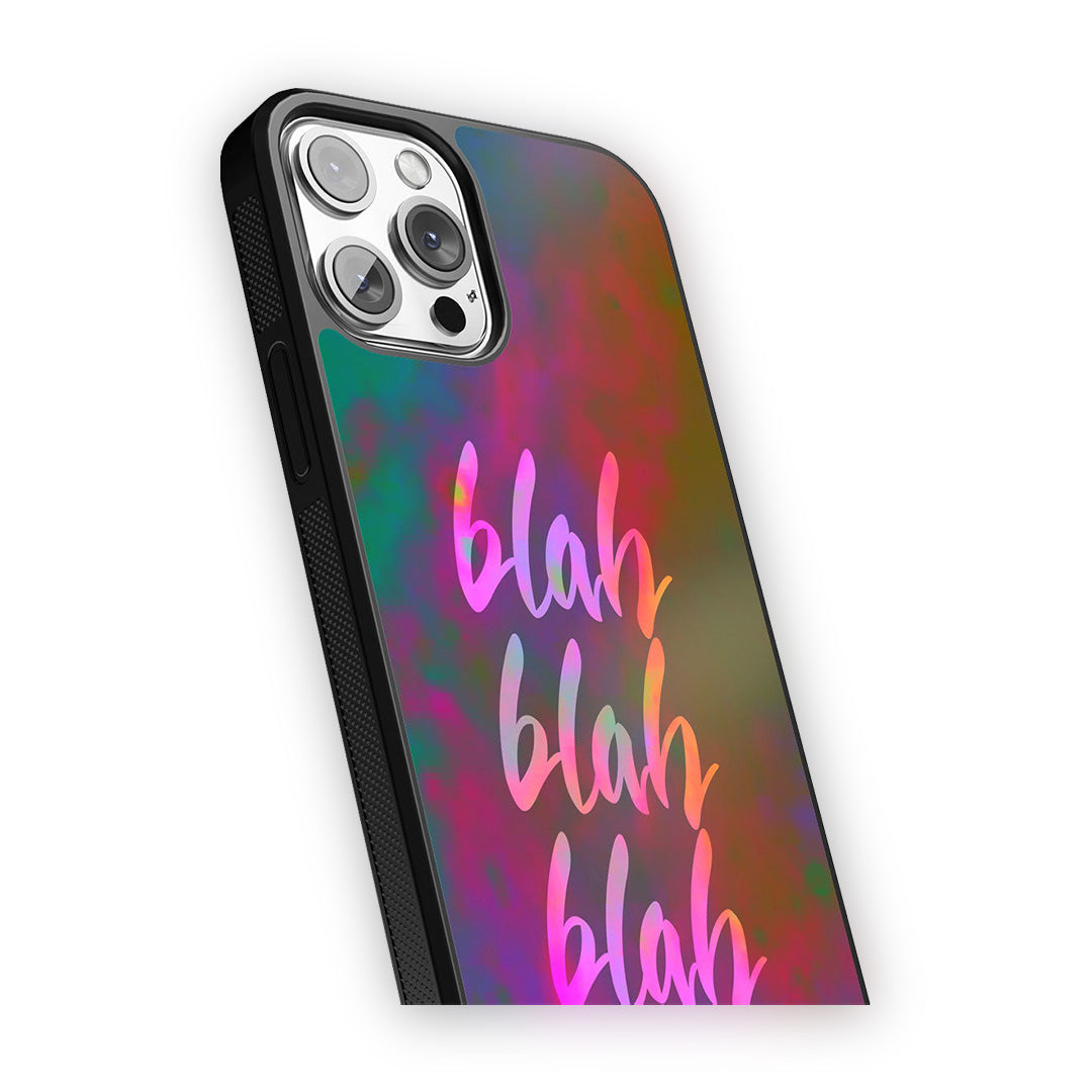 Blah Blah Glass iPhone Case for iPhone 12 Pro Max | Macmerise