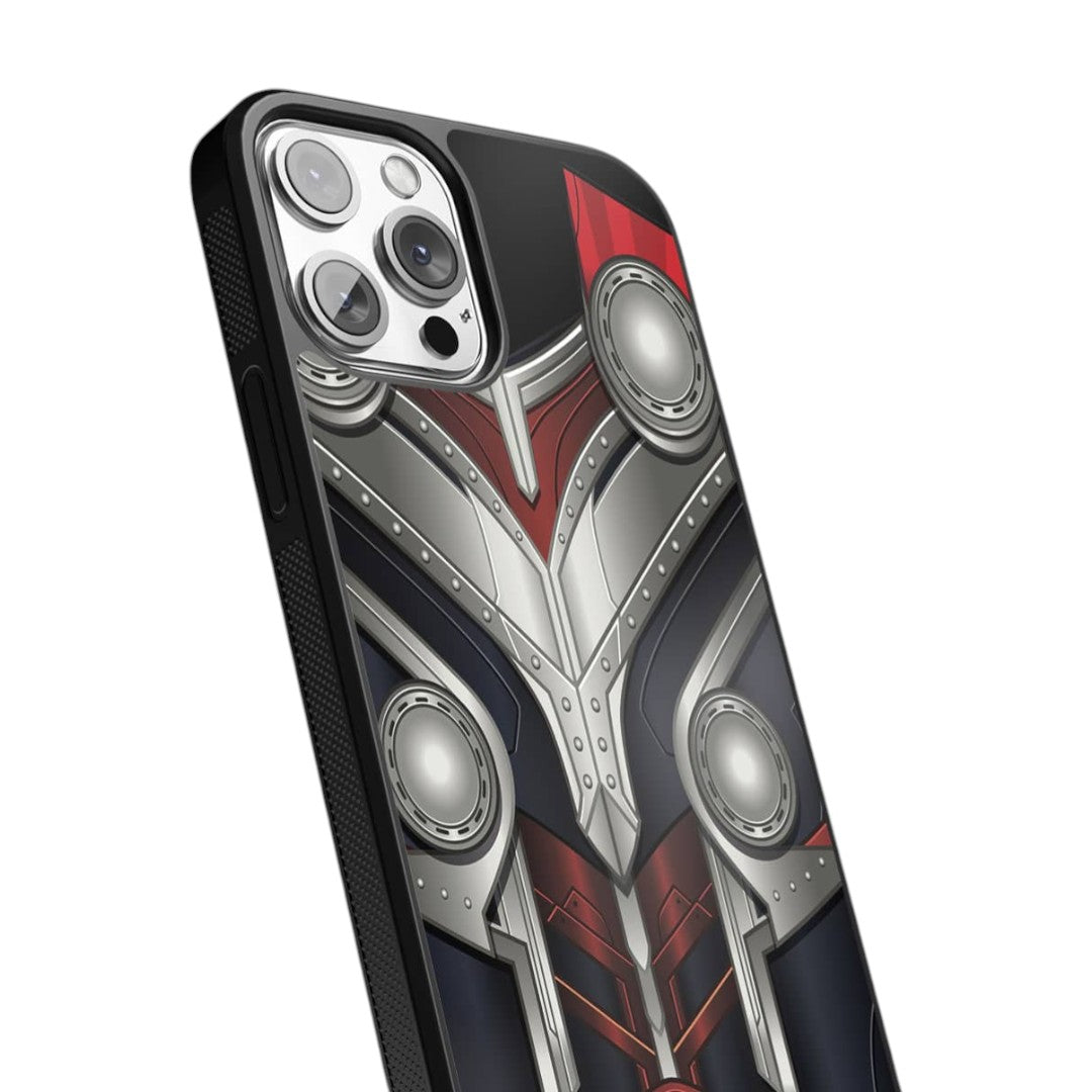 Suit Up Mighty Thor Glass iPhone Case for iPhone 13 Pro | Macmerise