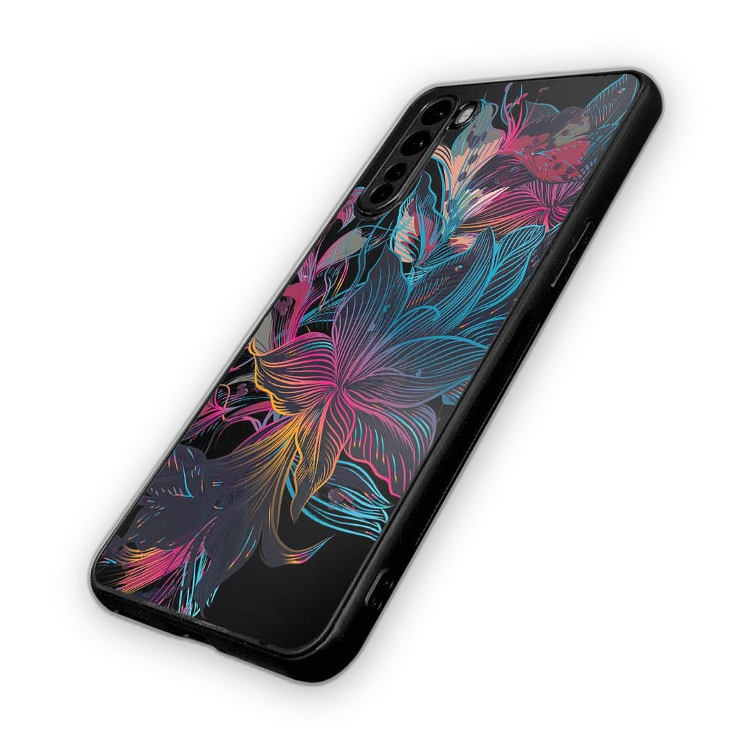 Neon Flowers Phone Case for OnePlus Nord | Macmerise