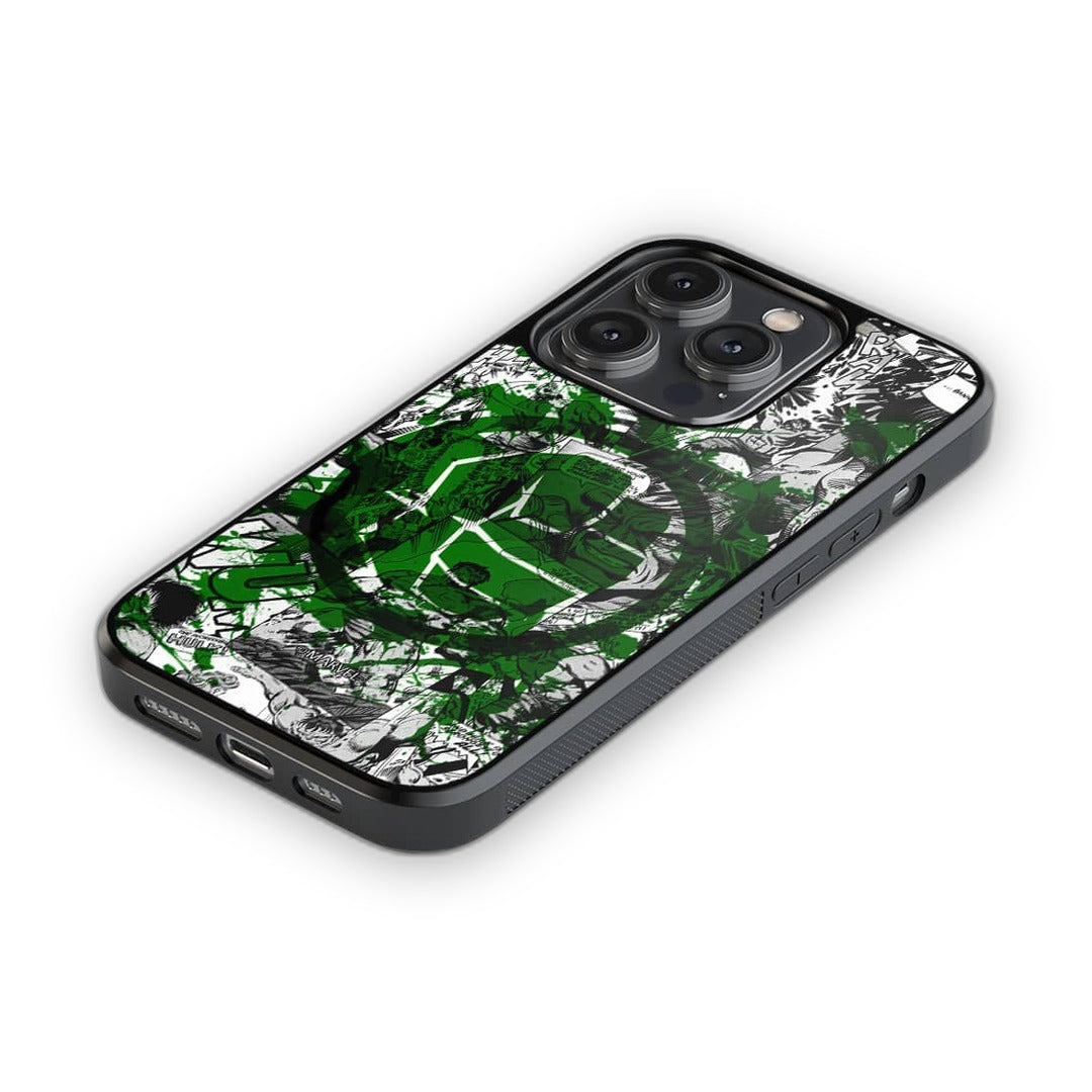 Splash Out Hulk Fist Glass iPhone Case for iPhone 14 Pro | Macmerise